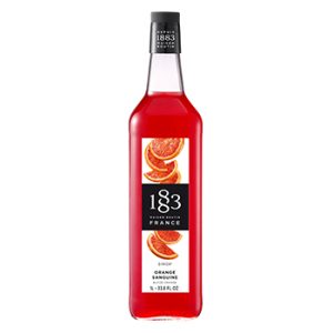 Xarope de laranja vermelha 1883 para bebidas e coquetéis