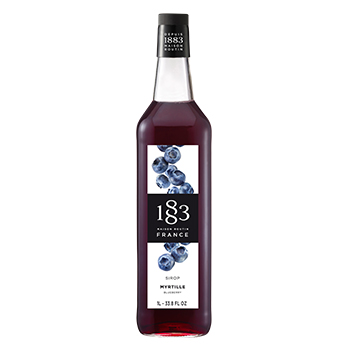 Xarope 1883 Blueberry para bebidas e coquetéis